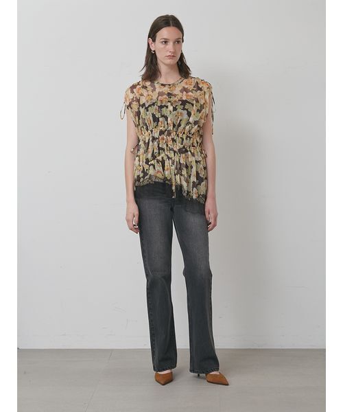 styling/（スタイリング）の「シフォンギャザーブラウス（シャツ/ブラウス・レディース・ブラック/その他・F）」の11枚目の写真