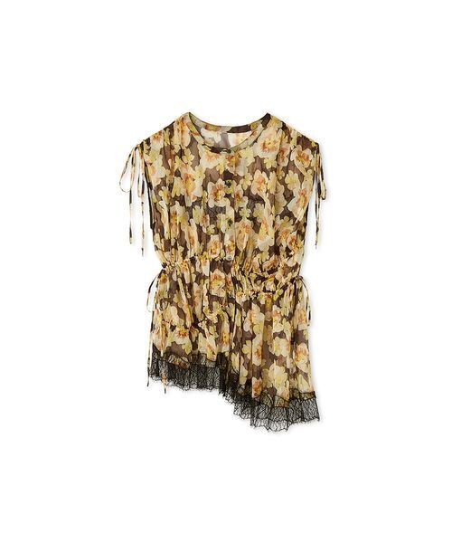 styling/（スタイリング）の「シフォンギャザーブラウス（シャツ/ブラウス・レディース・ブラック/その他・F）」の12枚目の写真