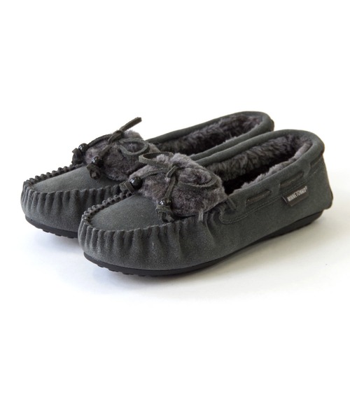 美品展示品 MINNETONKA 9 レザーキャンプモカシンシューズ スリッポン 美品展示品 MINNETONKA 9 レザーキャンプモカシンシューズ
