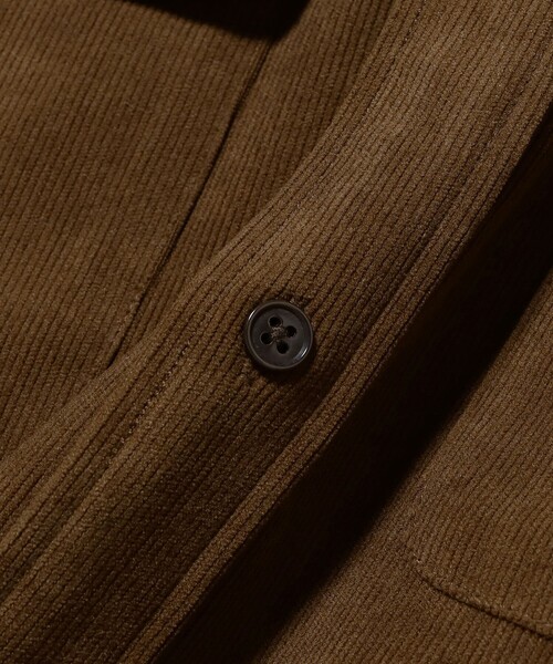 B:MING by BEAMS（ビーミングバイビームス）の「ポリエステルコーデュロイ シャツ（シャツ/ブラウス・メンズ・ブラック/ブラウン・X-LARGE/LARGE/MEDIUM/SMALL）」の7枚目の写真