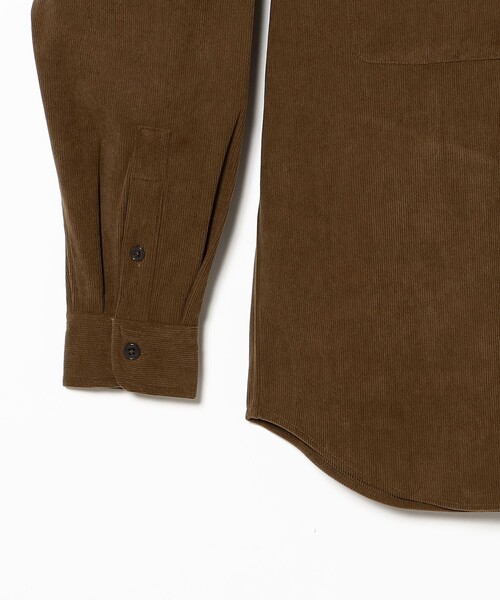 B:MING by BEAMS（ビーミングバイビームス）の「ポリエステルコーデュロイ シャツ（シャツ/ブラウス・メンズ・ブラック/ブラウン・X-LARGE/LARGE/MEDIUM/SMALL）」の9枚目の写真
