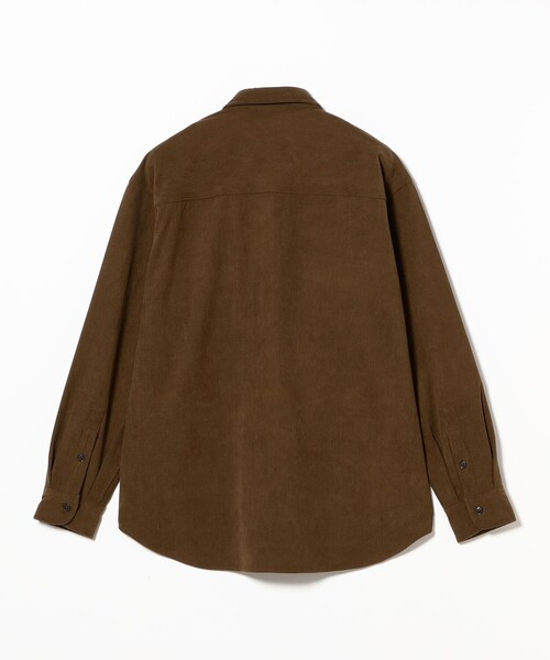 B:MING by BEAMS（ビーミングバイビームス）の「ポリエステルコーデュロイ シャツ（シャツ/ブラウス・メンズ・ブラック/ブラウン・X-LARGE/LARGE/MEDIUM/SMALL）」の11枚目の写真