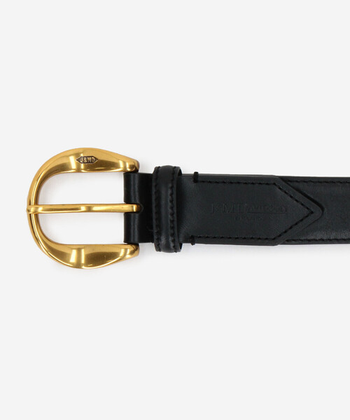 J&M Davidson（ジェイアンドエムデヴィッドソン）の「J&M DAVIDSON | DISK BUCKLE BELT 30MM UNISEX（ベルト・レディース・ブラック・32/30）」の2枚目の写真