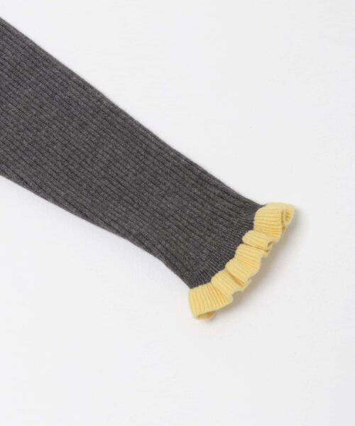 URBAN RESEARCH Sonny Label（アーバンリサーチサニーレーベル）の「『洗濯可』袖口フリルクルーネックプルオーバー（ニット/セーター・レディース・ブラウン/ネイビー/グレー/ホワイト×グレー・FREE）」の14枚目の写真