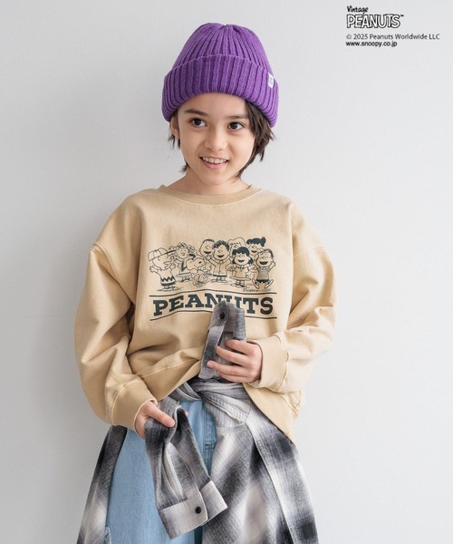 PEANUTS（ピーナッツ）の「【PEANUTS×BAYFLOW】ピーナッツアソートスウェット(KIDS)（スウェット・キッズ・グリーン/オフホワイト/杢グレー/イエロー/チャコール/ピンク・150cm/140cm/130cm/120cm/110cm/160cm）」の6枚目の写真