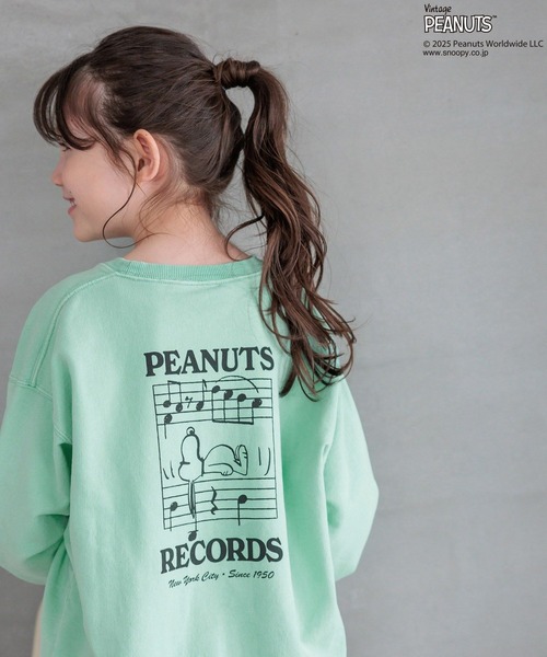 PEANUTS（ピーナッツ）の「【PEANUTS×BAYFLOW】ピーナッツアソートスウェット(KIDS)（スウェット・キッズ・グリーン/オフホワイト/杢グレー/イエロー/チャコール/ピンク・150cm/140cm/130cm/120cm/110cm/160cm）」の5枚目の写真