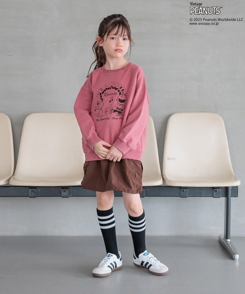 PEANUTS（ピーナッツ）の「【PEANUTS×BAYFLOW】ピーナッツアソートスウェット(KIDS)（スウェット・キッズ・グリーン/オフホワイト/杢グレー/イエロー/チャコール/ピンク・150cm/140cm/130cm/120cm/110cm/160cm）」の8枚目の写真