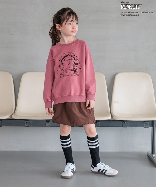 PEANUTS（ピーナッツ）の「【PEANUTS×BAYFLOW】ピーナッツアソートスウェット(KIDS)（スウェット・キッズ・グリーン/オフホワイト/杢グレー/イエロー/チャコール/ピンク・150cm/140cm/130cm/120cm/110cm/160cm）」の9枚目の写真