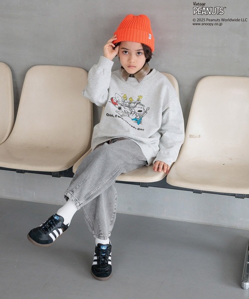 PEANUTS（ピーナッツ）の「【PEANUTS×BAYFLOW】ピーナッツアソートスウェット(KIDS)（スウェット・キッズ・グリーン/オフホワイト/杢グレー/イエロー/チャコール/ピンク・150cm/140cm/130cm/120cm/110cm/160cm）」の11枚目の写真