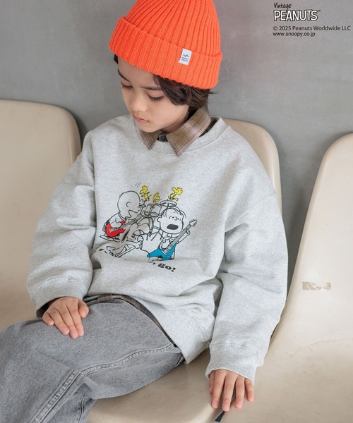 PEANUTS（ピーナッツ）の「【PEANUTS×BAYFLOW】ピーナッツアソートスウェット(KIDS)（スウェット・キッズ・グリーン/オフホワイト/杢グレー/イエロー/チャコール/ピンク・150cm/140cm/130cm/120cm/110cm/160cm）」の14枚目の写真
