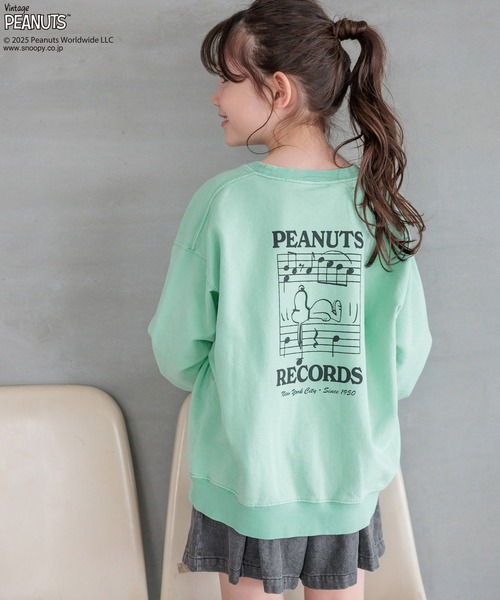 PEANUTS（ピーナッツ）の「【PEANUTS×BAYFLOW】ピーナッツアソートスウェット(KIDS)（スウェット・キッズ・グリーン/オフホワイト/杢グレー/イエロー/チャコール/ピンク・150cm/140cm/130cm/120cm/110cm/160cm）」の17枚目の写真