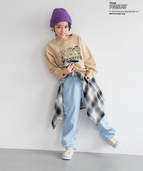 PEANUTS（ピーナッツ）の「【PEANUTS×BAYFLOW】ピーナッツアソートスウェット(KIDS)（スウェット・キッズ・グリーン/オフホワイト/杢グレー/イエロー/チャコール/ピンク・150cm/140cm/130cm/120cm/110cm/160cm）」の20枚目の写真