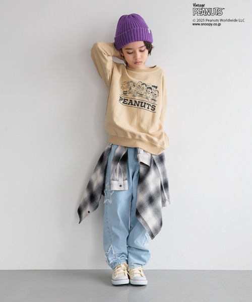 PEANUTS（ピーナッツ）の「【PEANUTS×BAYFLOW】ピーナッツアソートスウェット(KIDS)（スウェット・キッズ・グリーン/オフホワイト/杢グレー/イエロー/チャコール/ピンク・150cm/140cm/130cm/120cm/110cm/160cm）」の21枚目の写真