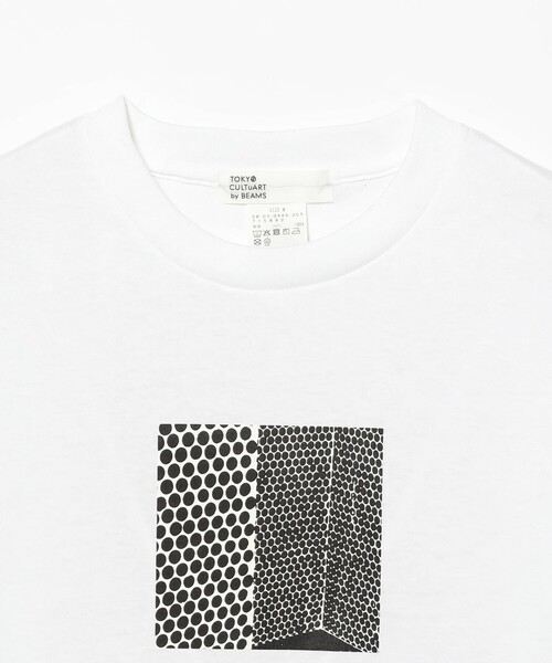 TOKYO CULTUART by BEAMS（トウキョウカルチャートバイビームス）の「森山大道 / Tiles Tee（Tシャツ/カットソー・レディース・ブラック/ホワイト・SMALL/MEDIUM/LARGE/X-LARGE）」の4枚目の写真