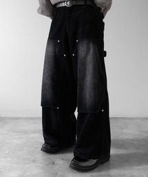 RUUBON | 【RUUBON】 faded corduroy double knee pants / フェイディッドコーデュロイダブルニーパンツ(その他パンツ)