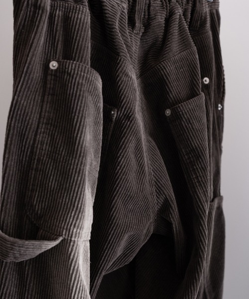 RUUBON（ルーボン）の「【RUUBON】 faded corduroy double knee pants / フェイディッドコーデュロイダブルニーパンツ（その他パンツ・メンズ・ブラック/ブラウン・S/M/L）」の15枚目の写真