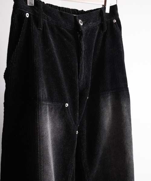 RUUBON（ルーボン）の「【RUUBON】 faded corduroy double knee pants / フェイディッドコーデュロイダブルニーパンツ（その他パンツ・メンズ・ブラック/ブラウン・S/M/L）」の17枚目の写真