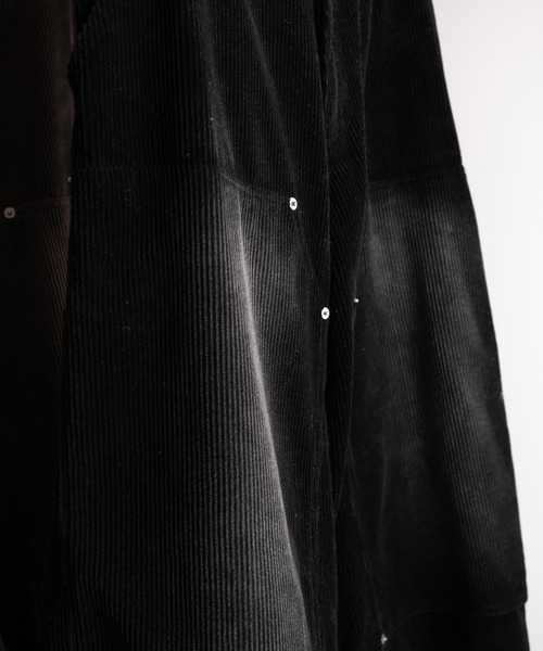 RUUBON（ルーボン）の「【RUUBON】 faded corduroy double knee pants / フェイディッドコーデュロイダブルニーパンツ（その他パンツ・メンズ・ブラック/ブラウン・S/M/L）」の18枚目の写真