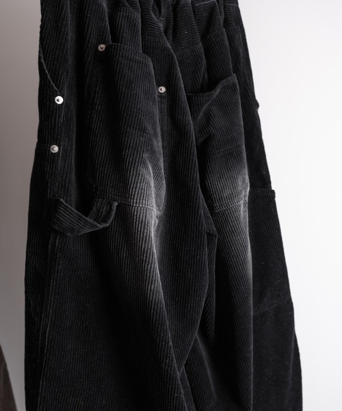 RUUBON（ルーボン）の「【RUUBON】 faded corduroy double knee pants / フェイディッドコーデュロイダブルニーパンツ（その他パンツ・メンズ・ブラック/ブラウン・S/M/L）」の19枚目の写真