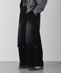 RUUBON（ルーボン）の「【RUUBON】 faded corduroy double knee pants / フェイディッドコーデュロイダブルニーパンツ（その他パンツ）」