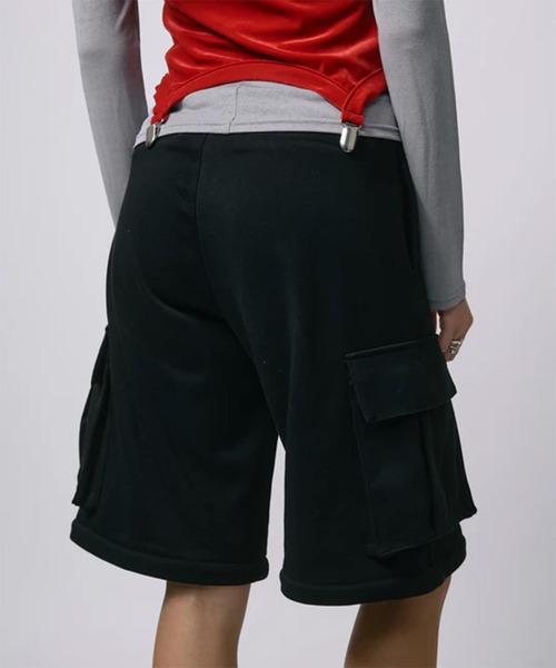 led.tokyo（レッドトウキョウ）の「【led.tokyo】ZIP SWEAT CARGO PANTS/ジップスウェットカーゴパンツ（スウェットパンツ・レディース・グレー/ブラック・1/2）」の10枚目の写真