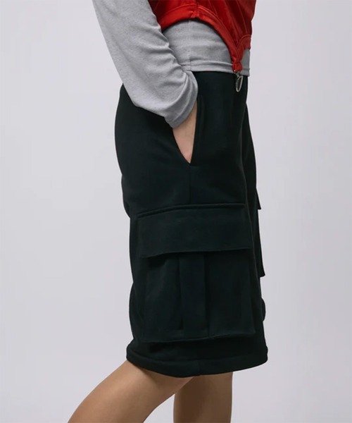 led.tokyo（レッドトウキョウ）の「【led.tokyo】ZIP SWEAT CARGO PANTS/ジップスウェットカーゴパンツ（スウェットパンツ・レディース・グレー/ブラック・1/2）」の9枚目の写真