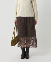 BEAUTY&YOUTH UNITED ARROWS（ビューティーアンドユースユナイテッドアローズ）の「【WEB限定】エンブロイダリー チュールギャザースカート（スカート）」