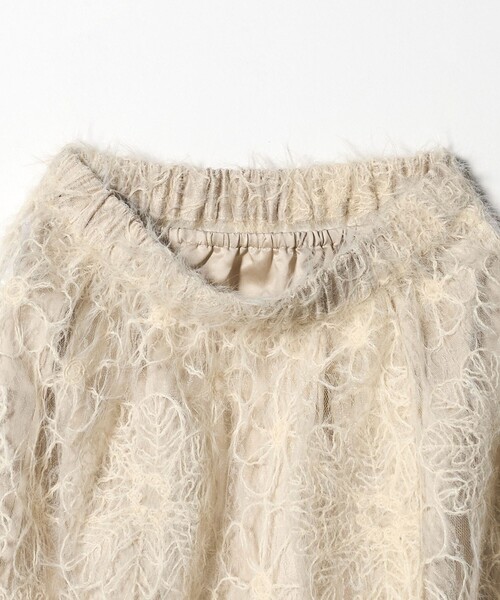 セール】【WEB限定】エンブロイダリー チュールギャザースカート