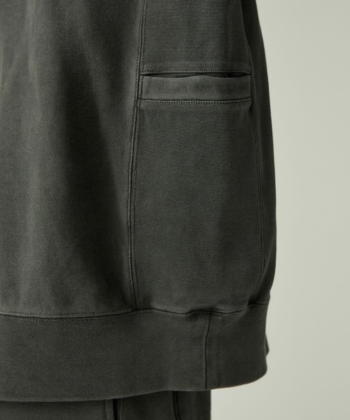 Snow Peak(スノーピーク)の「Snow Peak / Garment Dyed Pullover ガーメントダイプルオーバー(スウェット・メンズ・ダークグリーン/チャコール/パープル・L/M/S/1/XL)」の15枚目の写真