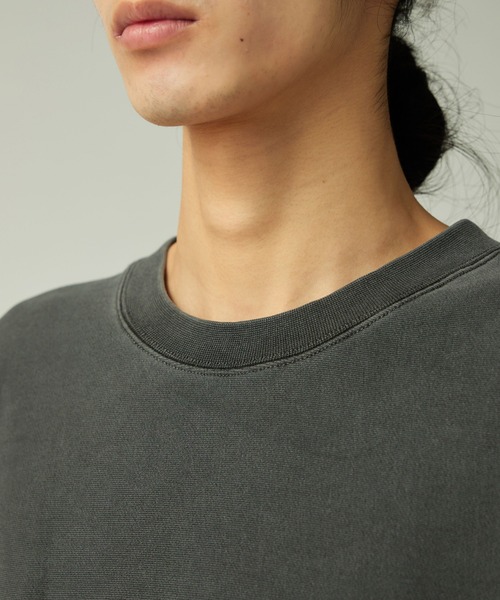 Snow Peak(スノーピーク)の「Snow Peak / Garment Dyed Pullover ガーメントダイプルオーバー(スウェット・メンズ・ダークグリーン/チャコール/パープル・L/M/S/1/XL)」の14枚目の写真