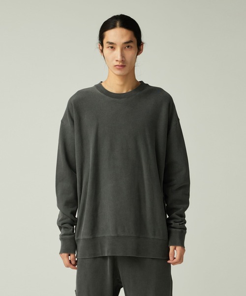 Snow Peak(スノーピーク)の「Snow Peak / Garment Dyed Pullover ガーメントダイプルオーバー(スウェット・メンズ・ダークグリーン/チャコール/パープル・L/M/S/1/XL)」の22枚目の写真