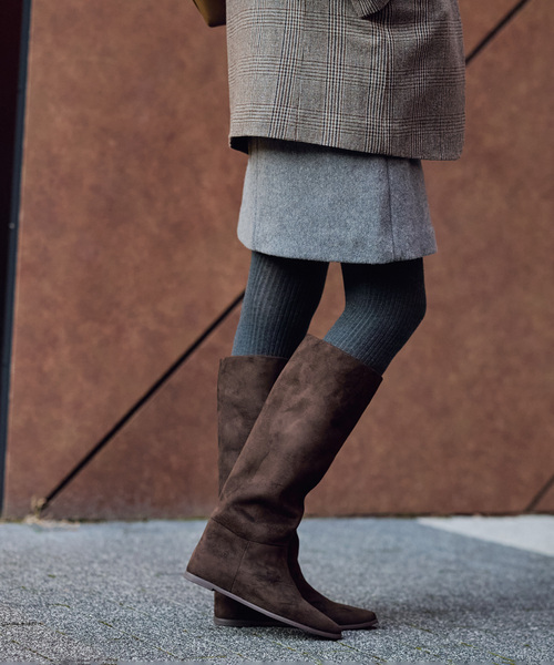 LE TALON（ルタロン）の「《追加3》2cmワイドシャフトロングブーツ（ブーツ・レディース・ブラウン/ブラック系その他・X-SMALL/X-LARGE/LARGE/MEDIUM/SMALL）」の11枚目の写真