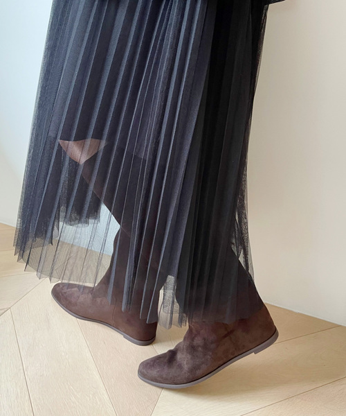 LE TALON（ルタロン）の「《追加3》2cmワイドシャフトロングブーツ（ブーツ・レディース・ブラウン/ブラック系その他・X-SMALL/X-LARGE/LARGE/MEDIUM/SMALL）」の16枚目の写真