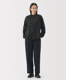 セール】〔MUJI Labo〕紳士 強撚コットンローゲージ長袖セーター