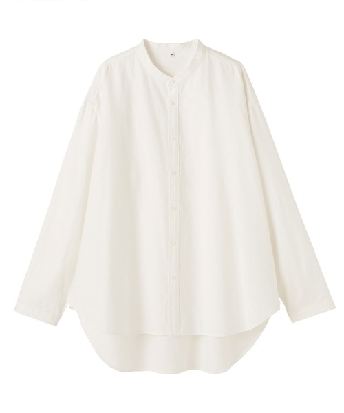 MUJI Labo(ムジラボ)の「〔MUJI Labo〕婦人 起毛ツイルリラックスフィットシャツ(シャツ/ブラウス・レディース・ブラック/オフホワイト/グレー・S/M/L)」の5枚目の写真