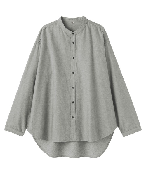 MUJI Labo(ムジラボ)の「〔MUJI Labo〕婦人 起毛ツイルリラックスフィットシャツ(シャツ/ブラウス・レディース・ブラック/オフホワイト/グレー・S/M/L)」の15枚目の写真