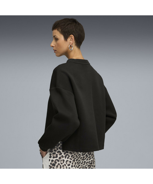 PUMA プーマ ウィメンズ ワードローブ ESS オーバーサイズド クルー スウェット