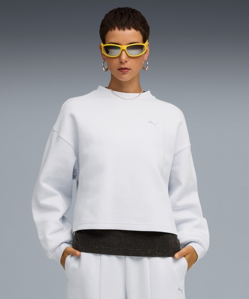 PUMA プーマ ウィメンズ ワードローブ ESS オーバーサイズド クルー スウェット