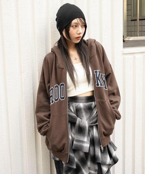 WEGO（ウィゴー）の「WEGO/【25年秋冬新作】グラフィックBIGZIP