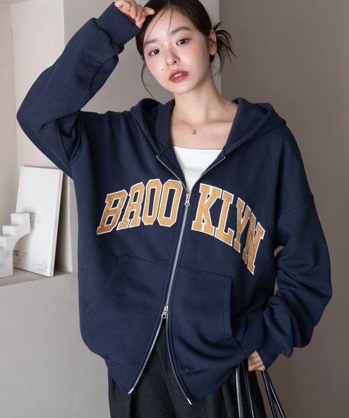 WEGO/【25年秋冬新作】グラフィックBIGZIPパーカー（パーカー）｜WEGO