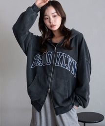 WEGO（ウィゴー）の「WEGO/【26年春 新色登場】グラフィック ダブルZIP BIGパーカー（パーカー）」