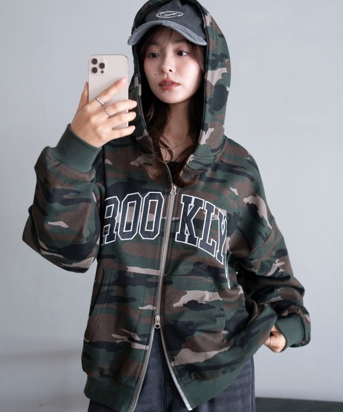 WEGO（ウィゴー）の「WEGO/【25年秋冬新作】グラフィックBIGZIP