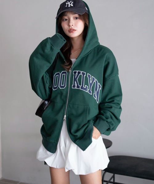 セール】WEGO/【26年春 新色登場】グラフィック ダブルZIP BIGパーカー