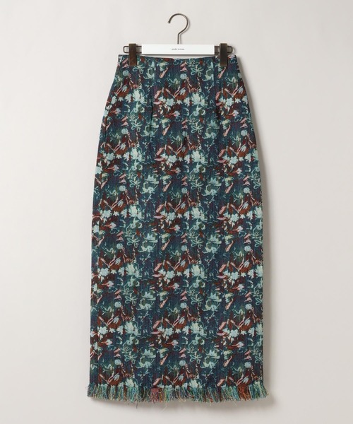 mysty woman(ミスティウーマン)の「ゴブランナロースカート 586721(スカート・レディース・ピンク/ネイビー/ブルー・SMALL/MEDIUM)」の21枚目の写真