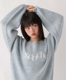 ジャガードロゴニット 599316