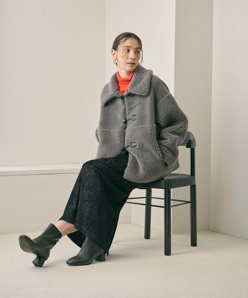 セール】レザー バックジップ ブーツ（ブーツ）｜BEAUTY&YOUTH UNITED