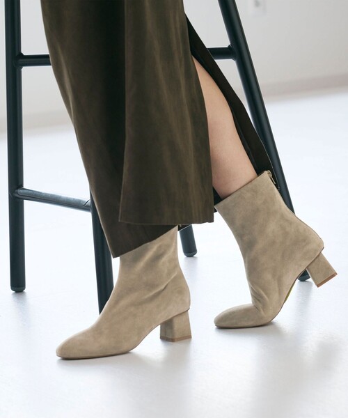 レザー バックジップ ブーツ（ブーツ）｜BEAUTY&YOUTH UNITED