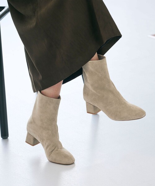 レザー バックジップ ブーツ（ブーツ）｜BEAUTY&YOUTH UNITED ARROWS