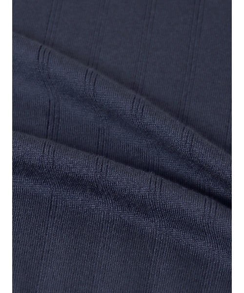 SUIT SQUARE（スーツスクエア）の「GOOVI ポロニット 長袖 ウォッシャブル アセテートウール（ニット/セーター・メンズ・ブラウン系/グレー系/ブルー系・1/2/3）」の13枚目の写真