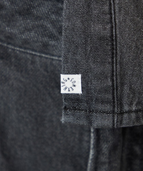 SOMETHING（サムシング）の「SOMETHING刺繍チャイナデニムシャツ（シャツ/ブラウス・レディース・ブラック系その他/ブルー・FREE）」の17枚目の写真
